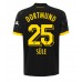 Borussia Dortmund Niklas Sule #25 Borte Drakt 2023-24 Kortermet
